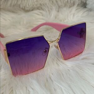 Stylish Pink and Purple Sunglasses